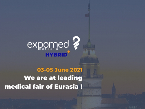 We are at leading medical fair of Eurasia !